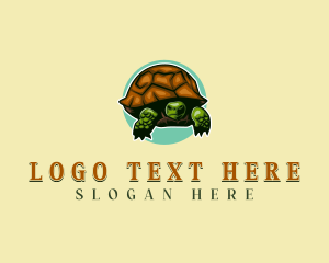 Georgia Reptile Tortoise  Logo