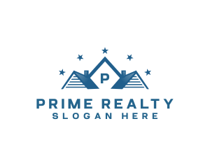 Roofing Property Realty logo design