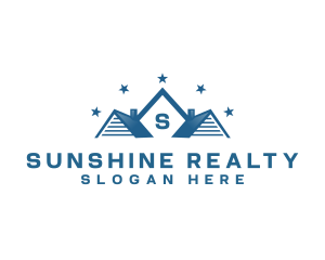 Roofing Property Realty logo design