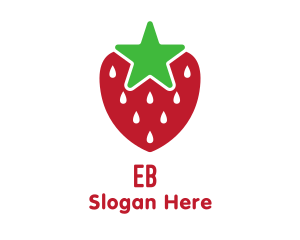 Strawberry Star Fruit Logo