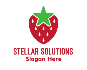 Star - Strawberry Star Fruit logo design