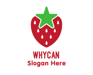 Plum - Strawberry Star Fruit logo design