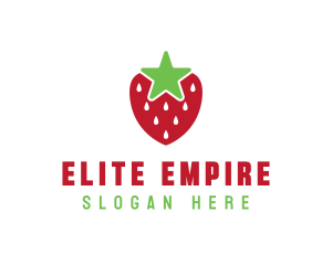 Strawberry Star Fruit logo design