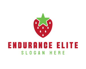 Strawberry Star Fruit logo design