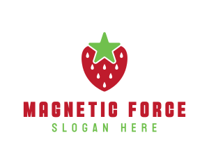 Strawberry Star Fruit logo design