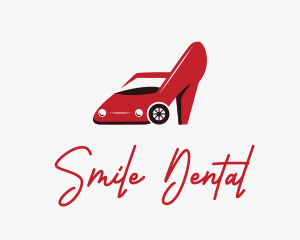 Stilettos - Red Car Stilettos logo design
