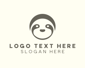 Animal - Sloth Face Sanctuary logo design