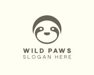 Mammal - Sloth Face Sanctuary logo design