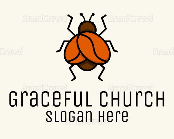 Coffee Bean Bug Logo