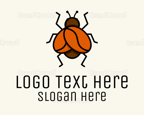 Coffee Bean Bug Logo