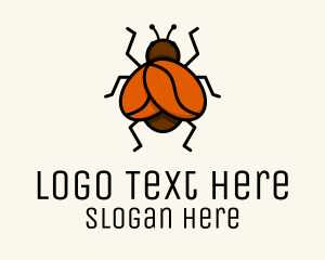 Coffee Bean Bug Logo