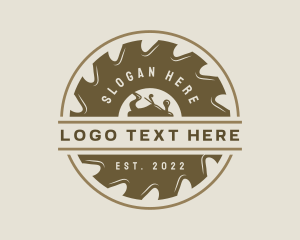 Hand Planer Carpentry Logo