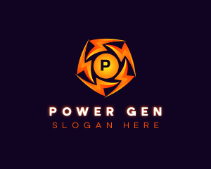 Generator - Electric Reactor Technology logo design