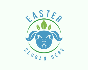 Organic Puppy Leaf Logo