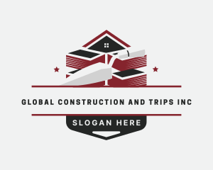 Masonry Bricklaying Construction Logo