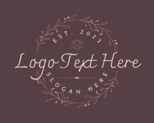 Event Styling - Elegant Floral Style logo design