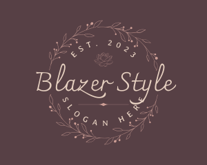 Elegant Floral Style logo design