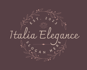 Elegant Floral Style logo design