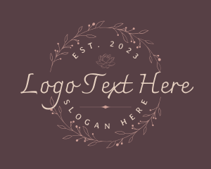 Company - Elegant Floral Style logo design