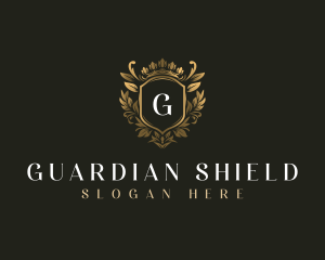 Shield - Royal Shield Crown logo design