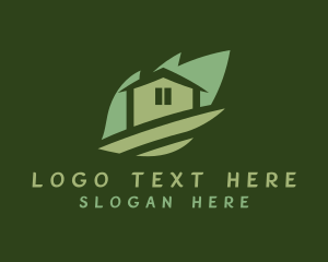 Village - Eco House Realty logo design