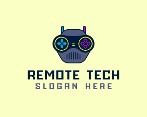 Remote - Gaming Robot Controller logo design