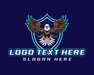Eagle - Lightning Eagle Gaming logo design