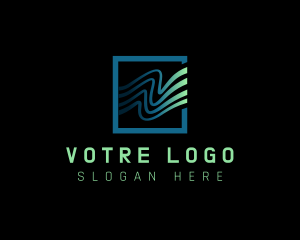 Laboratroy - Wave Square Business logo design
