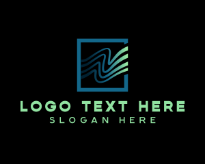 Firm - Wave Square Business logo design