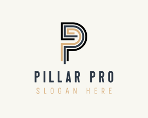 Creative Studio Letter P logo design