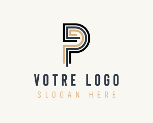 Professional - Creative Studio Letter P logo design