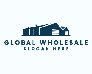 Wholesale - Warehouse Storage Logistics logo design