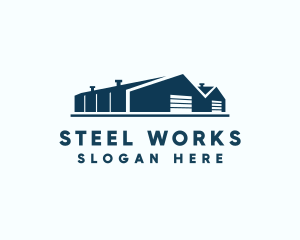 Warehouse Storage Logistics logo design