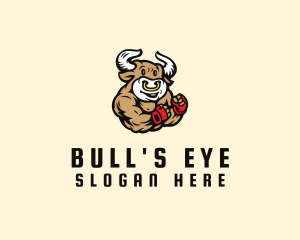 Buff Bull Boxer logo design