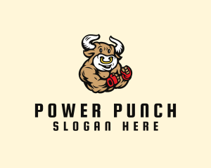 Boxing - Buff Bull Boxer logo design