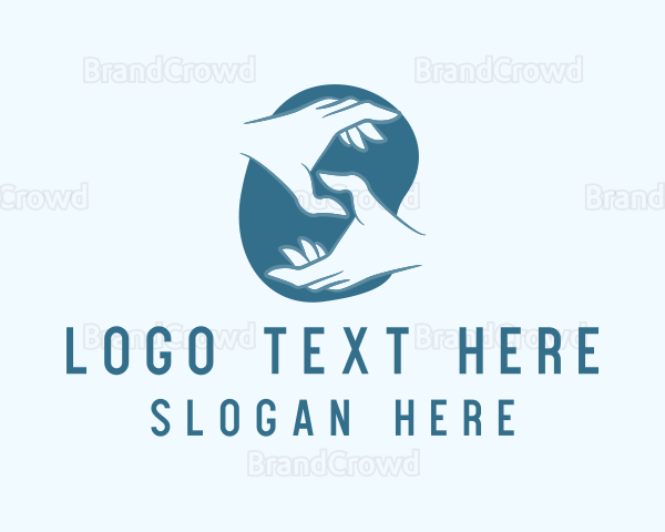 Blue Hand Organization Logo