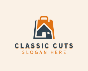 Real Estate Shopping  logo design