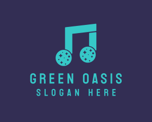 Green Space Music  logo design