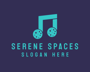 Green Space Music  logo design