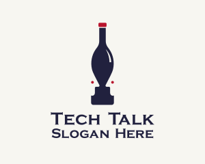 Wine People Talk  logo design