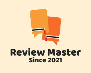 Review - Book Club Chat logo design