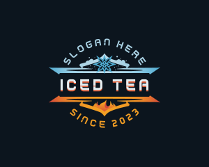 Flame Ice Ventilation logo design