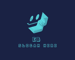 Internet - 3D Gaming Skull Avatar logo design