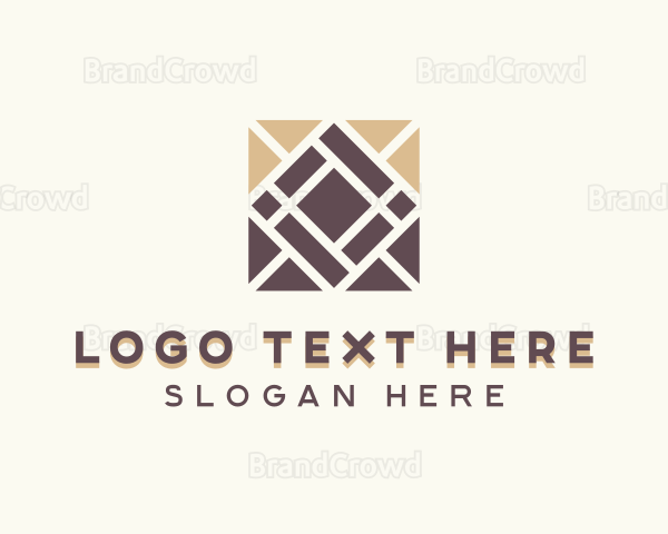 Flooring Tile Pattern Logo