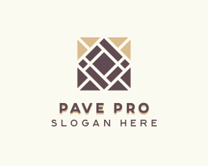 Flooring Tile Pattern logo design