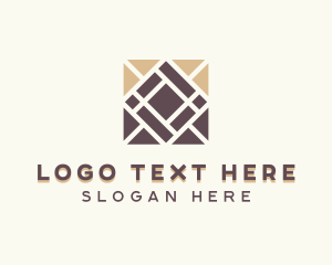 Construction - Flooring Tile Pattern logo design