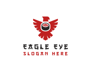 Eagle Maki Restaurant logo design