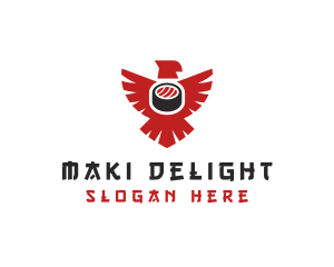 Eagle Maki Restaurant logo design