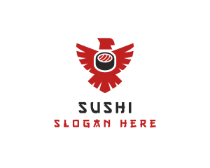 Eagle Maki Restaurant logo design