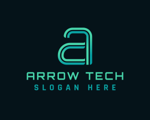 Technology Network Software logo design